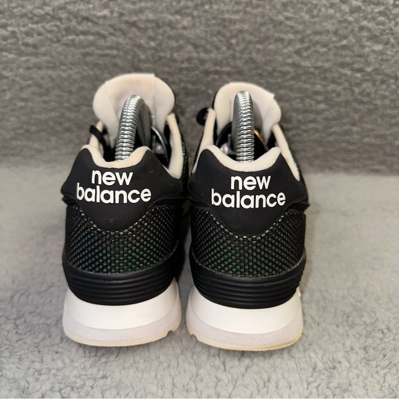 New Balance 574 WL574UBA Shoes Black Luminescent Mermaid Women's 8 Sneakers - Picture 4 of 10